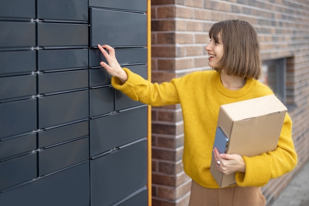 girl-picking-up-package